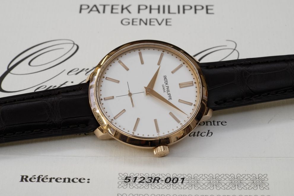 Patek Philippe Calatrava Ref. 5123R 38mm Rose Gold 18kt Manual Full set b/p