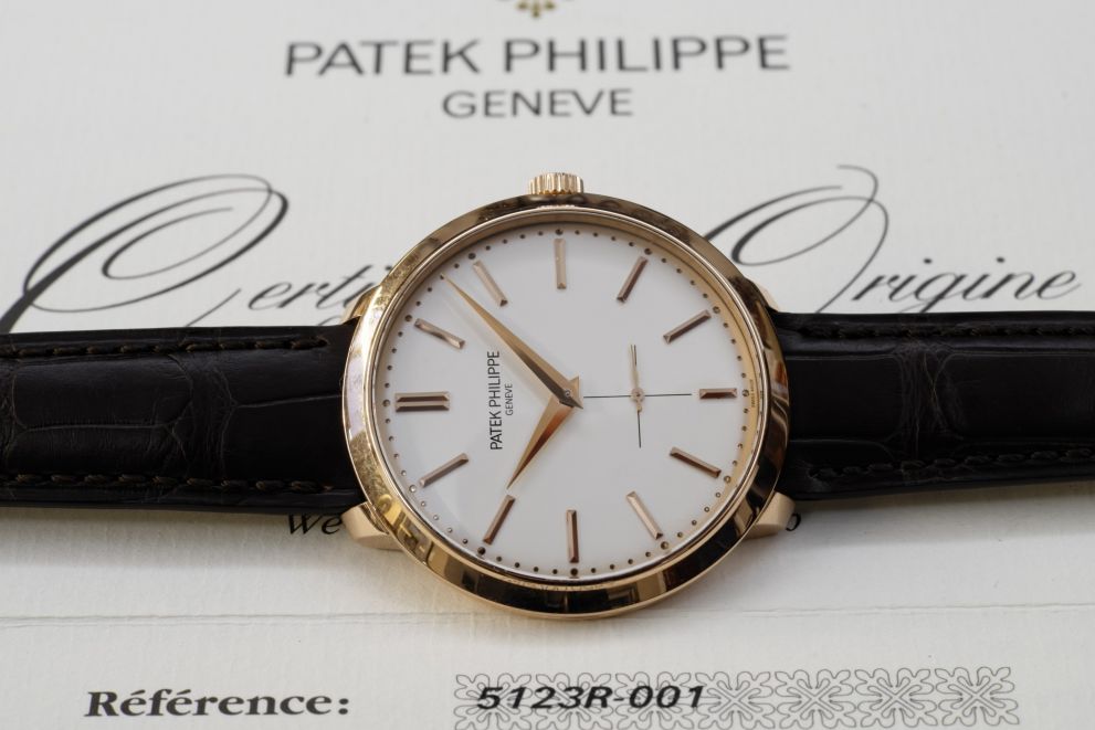 Patek Philippe Calatrava Ref. 5123R 38mm Rose Gold 18kt Manual Full set b/p