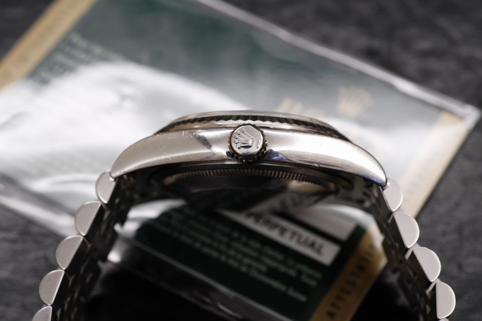 Rolex Datejust Ref. 116234 Silver Dial White Gold bezel w/warranty