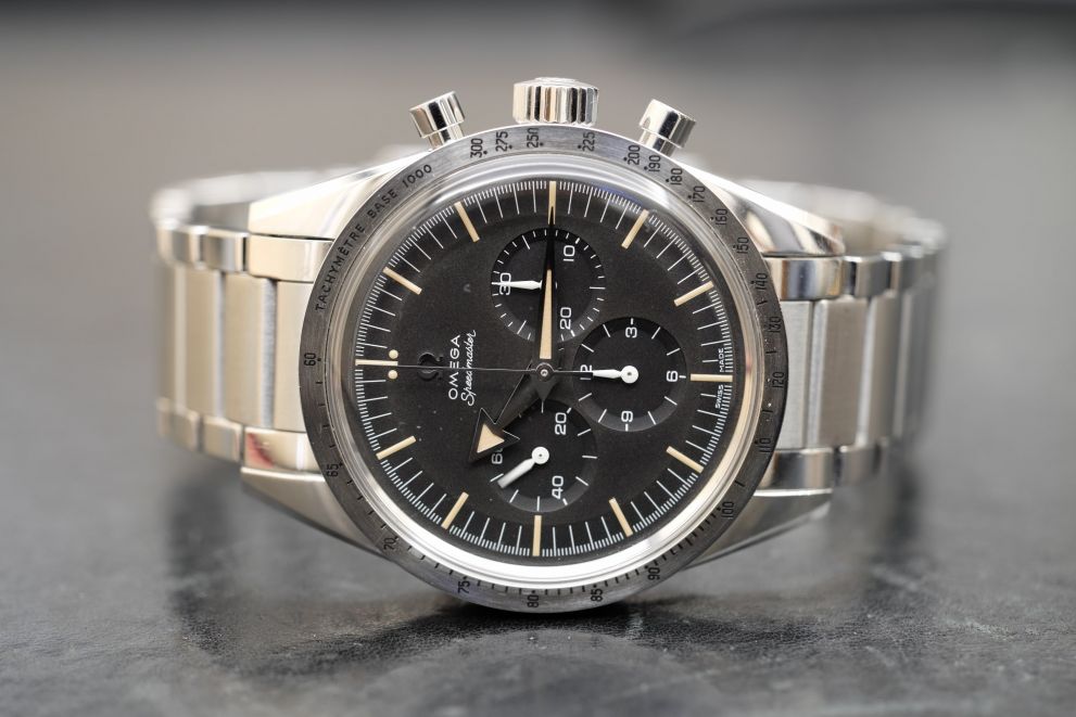 Omega Speedmaster Trilogy vintage patina Limited Edition 60th