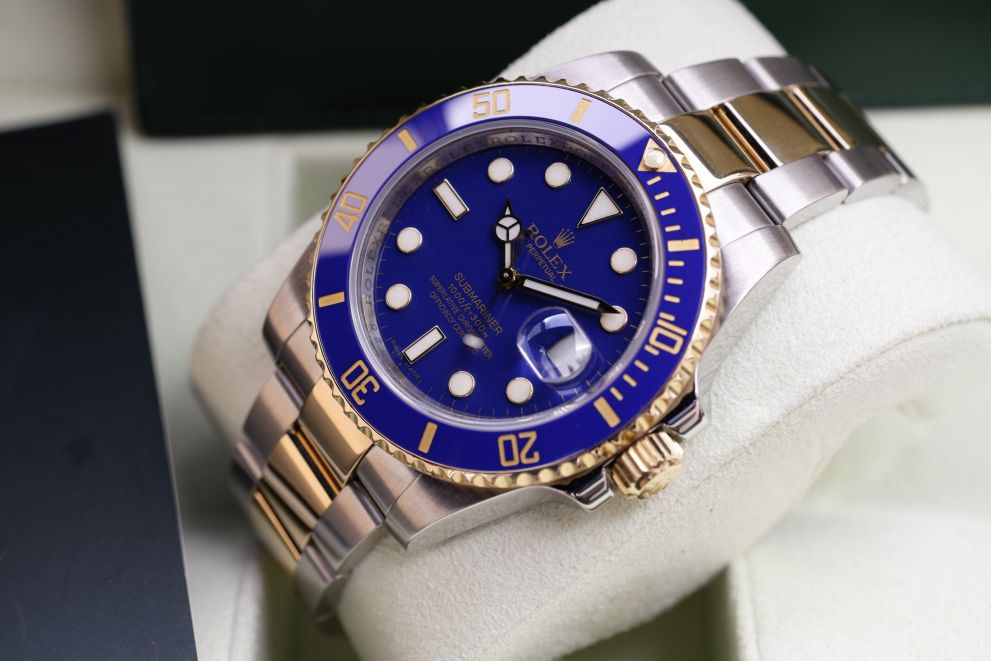 Rolex Submariner Date Ref. 116613LB Blue SS / Gold 18kt b/p