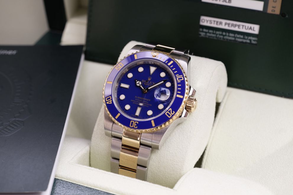 Rolex Submariner Date Ref. 116613LB Blue SS / Gold 18kt b/p