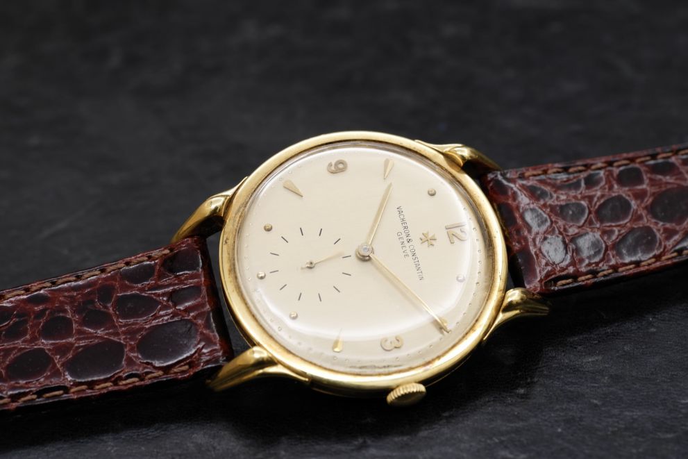 Vacheron & Constantin Ref. 4523 Vintage oversize Fancy lugs Yellow Gold 18kt - indelebile cal.p453