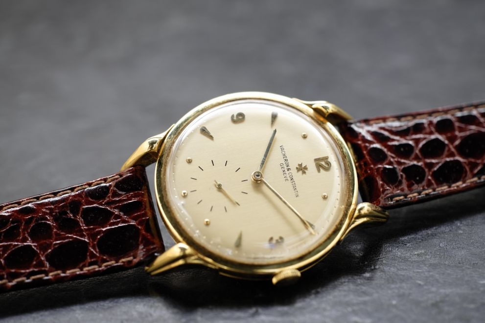 Vacheron & Constantin Ref. 4523 Vintage oversize Fancy lugs Yellow Gold 18kt - indelebile cal.p453