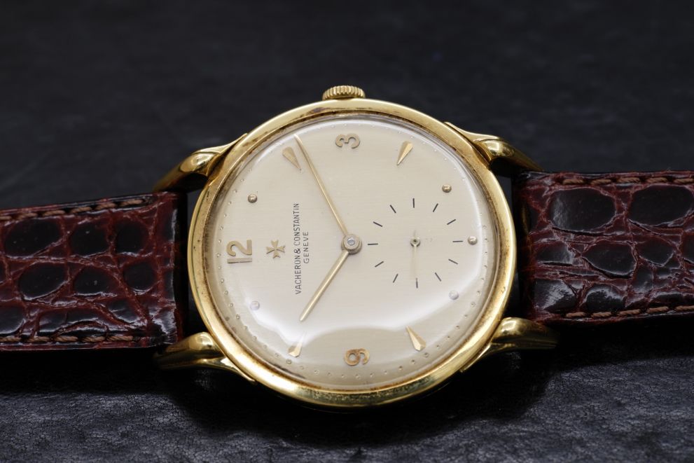 Vacheron & Constantin Ref. 4523 Vintage oversize Fancy lugs Yellow Gold 18kt - indelebile cal.p453