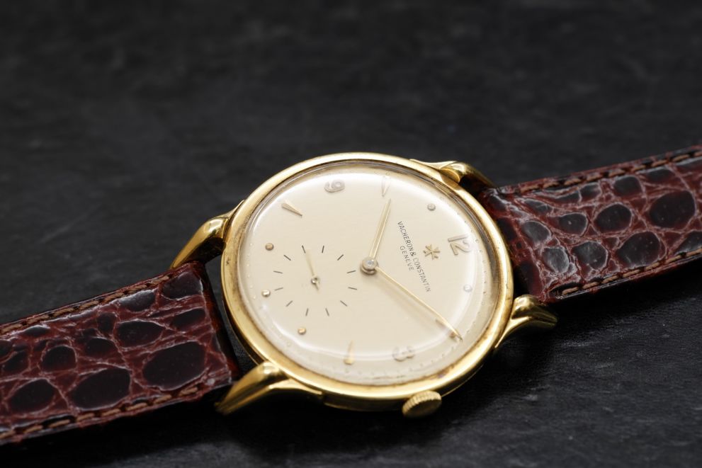 Vacheron & Constantin Ref. 4523 Vintage oversize Fancy lugs Yellow Gold 18kt - indelebile cal.p453