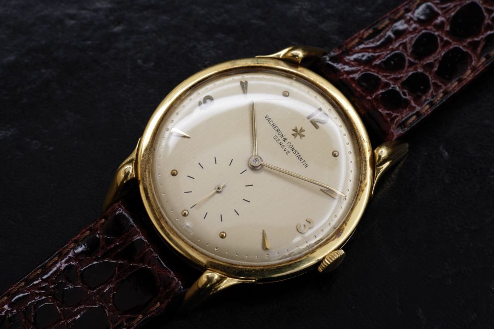 Vacheron & Constantin Ref. 4523 Vintage oversize Fancy lugs Yellow Gold 18kt - indelebile cal.p453