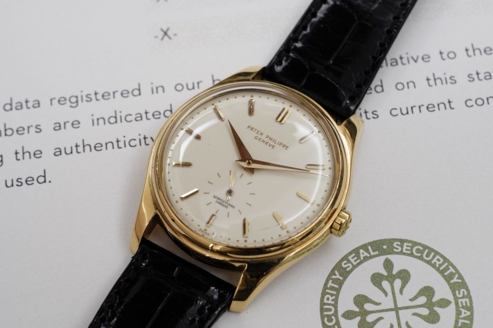 Patek Philippe Calatrava automatic Serpico Y Laino Mint conditions - Extract of archives