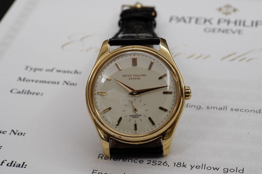 Patek Philippe Calatrava automatic Serpico Y Laino Mint conditions - Extract of archives