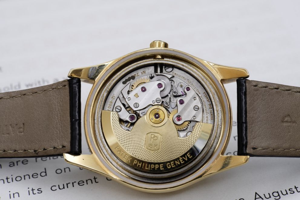 Patek Philippe Calatrava automatic Serpico Y Laino Mint conditions - Extract of archives