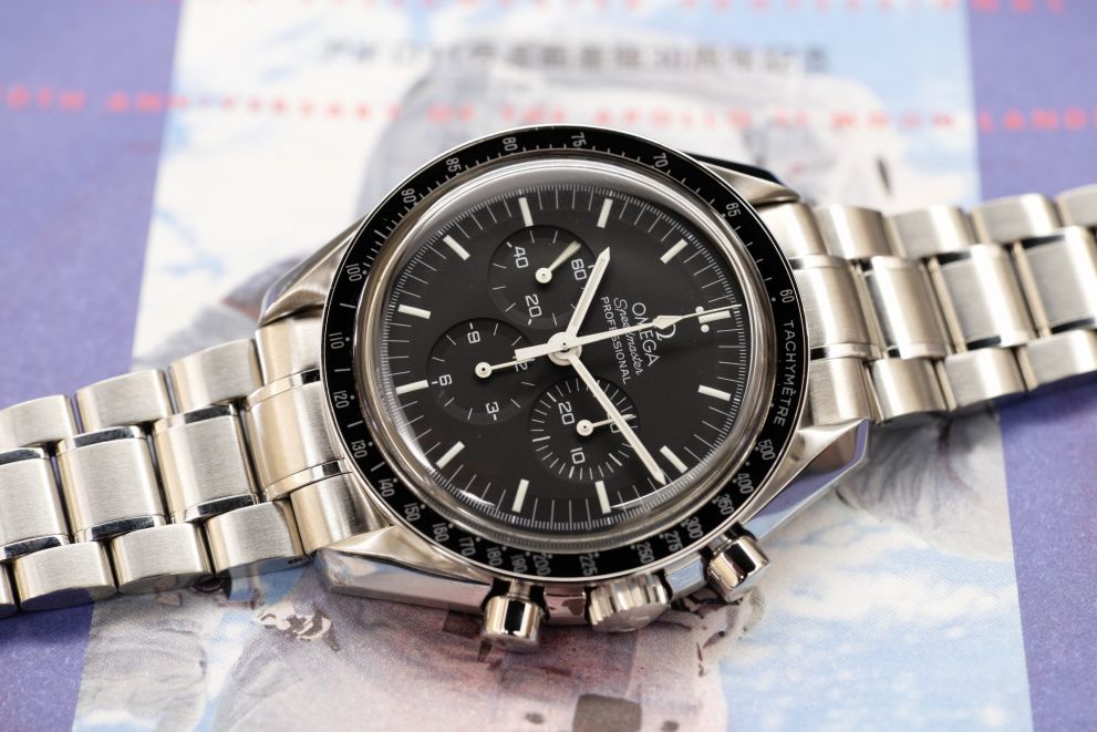 Omega Speedmaster Apollo Moonwatch Limited Edition 9999 pz full set b/p