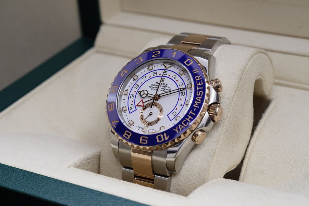 Rolex Yacht-Master II Rolesor Steel & rose gold 18KT with box