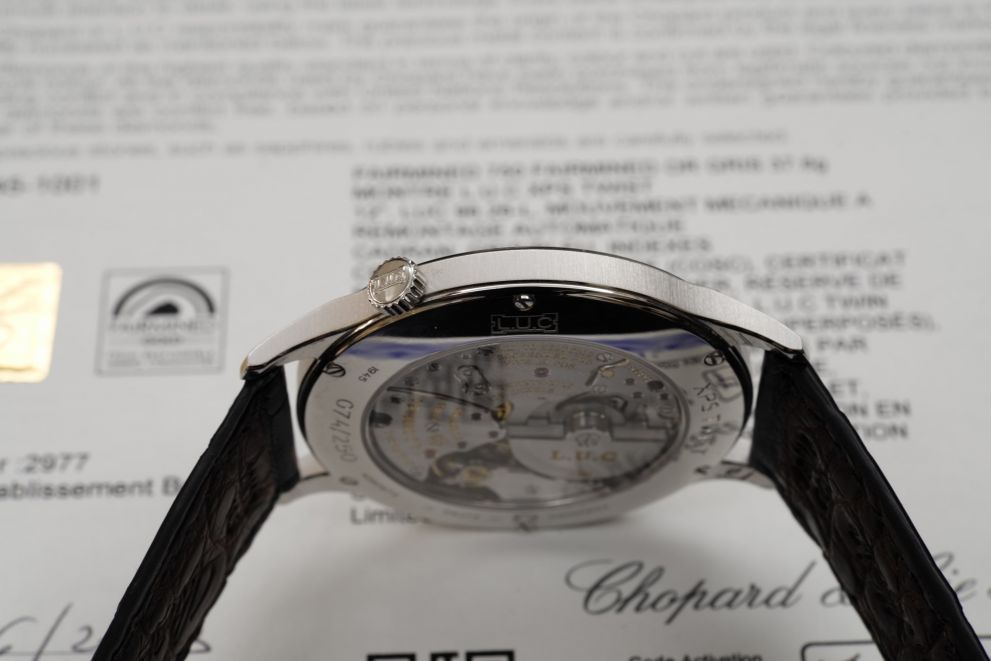 Chopard L.u.c. Xps Twist Qf Limited Edition 40mm White Gold Like mint b/p full set