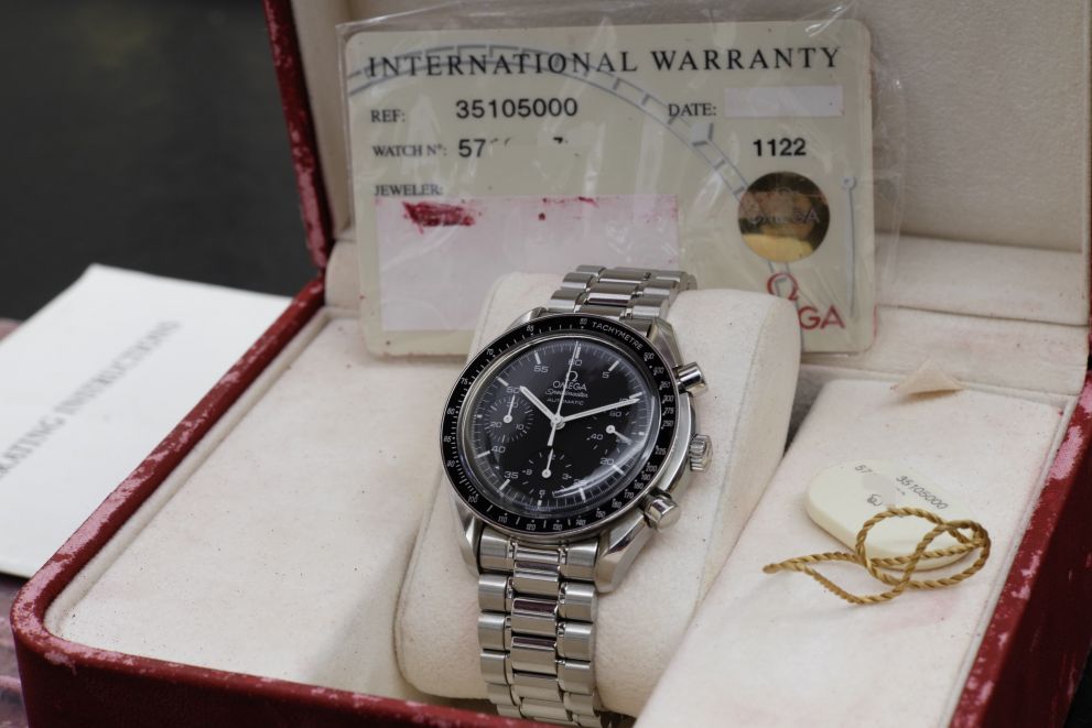 Omega Speedmaster Reduced automatic full set b/p and tag great conditions