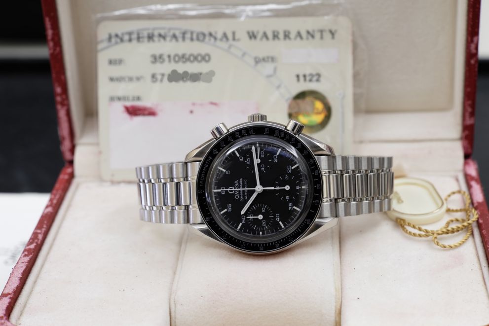 Omega Speedmaster Reduced automatic full set b/p and tag great conditions