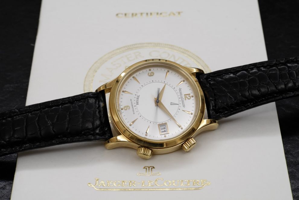 Jaeger-LeCoultre Master Memovox Reveil yellow gold b/p full set - oro giallo svegliarino