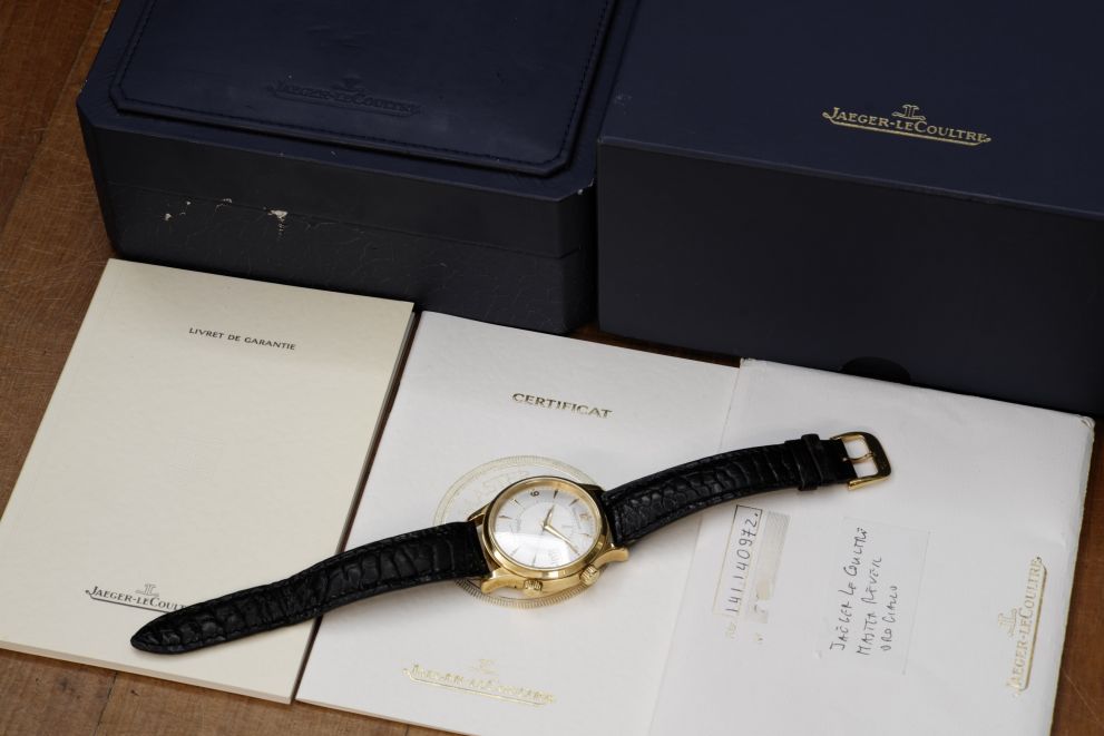 Jaeger-LeCoultre Master Memovox Reveil yellow gold b/p full set - oro giallo svegliarino