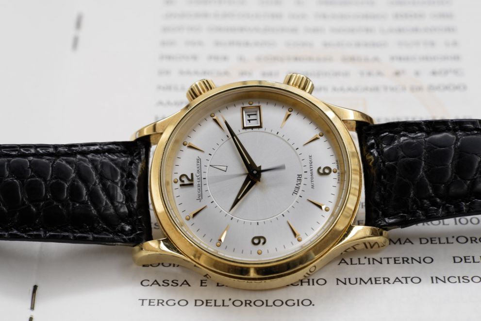 Jaeger-LeCoultre Master Memovox Reveil yellow gold b/p full set - oro giallo svegliarino