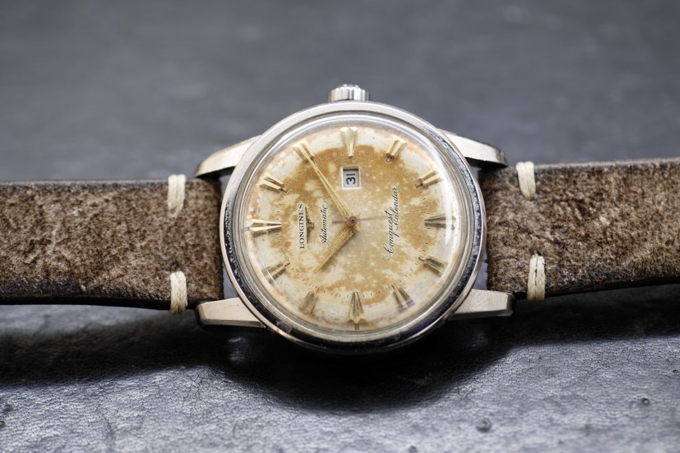 Longines Conquest 9004 Calendar Automatic Tropical dial - Vintage