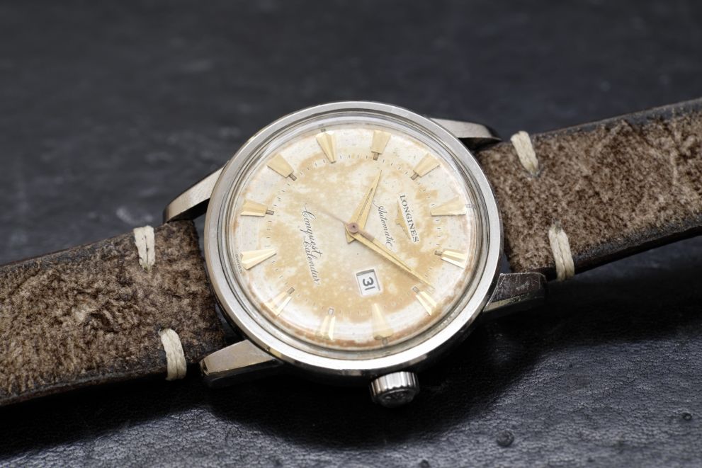 Longines Conquest 9004 Calendar Automatic Tropical dial - Vintage