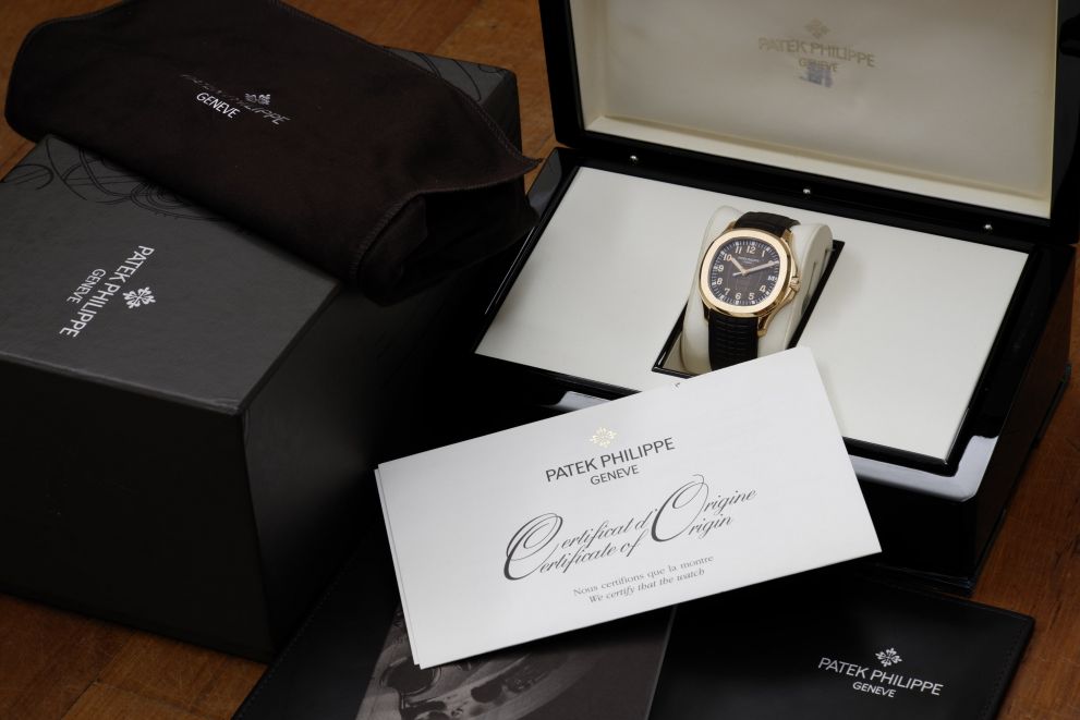 Patek Philippe Aquanaut jumbo rose gold 5167r full set b/p - 2013 top conditions