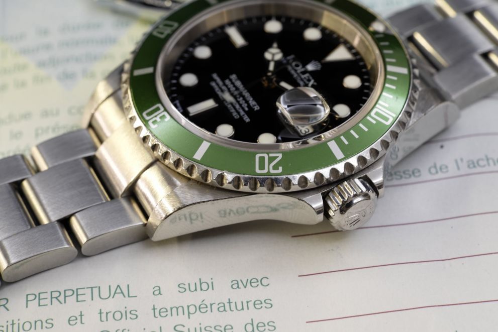 Rolex Submariner Date Ref. 16610LV "Fat Four" Full set F4