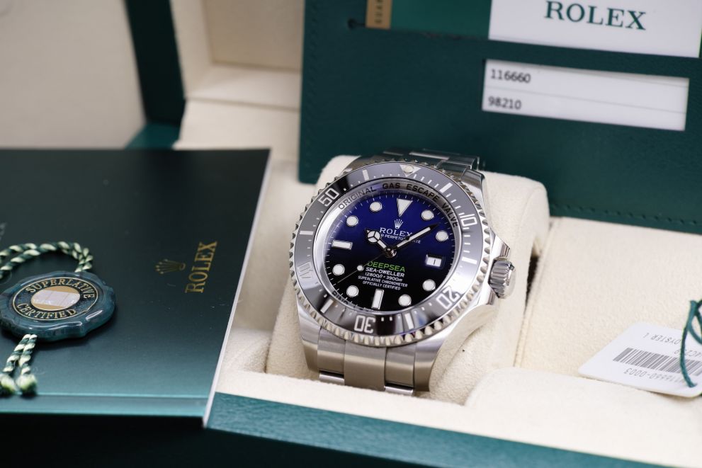 Rolex Deepsea James Cameron D-Blue Full set 2017