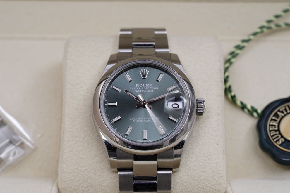 Rolex Datejust 31 Green Mint dial Ref. 278240 Full